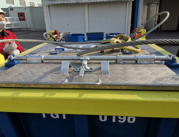 Offshore mud skips