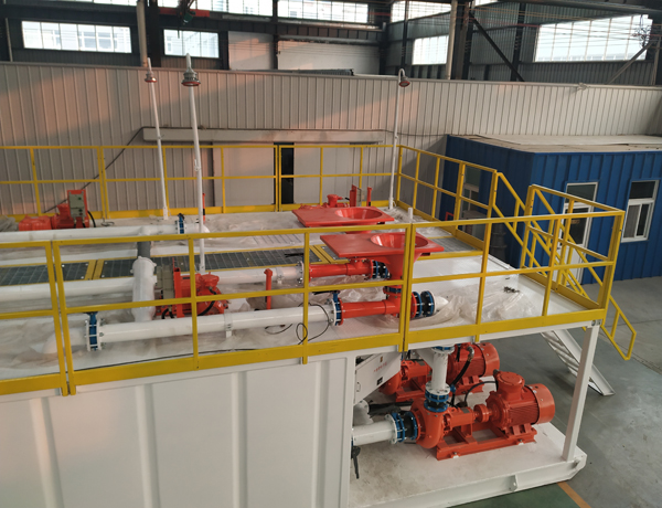Oil drilling mud system